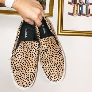 SODA Leopard Slip-On Sneakers